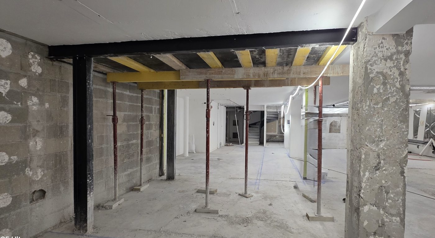 MTHD Project France · Paris 16ᵉ — Renforcement de plancher et trémie d'escalier